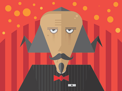 Maestro circus illustration maestro portrait