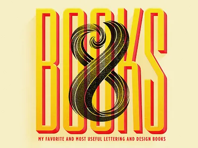 8 Books 8 bold lettering line lines number numbers numerals texture