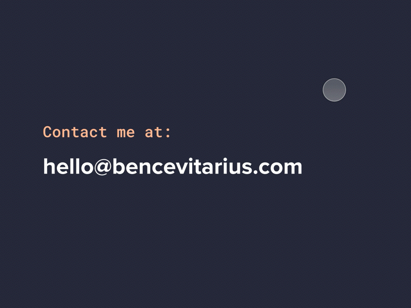 Bence Vitarius | Dribbble