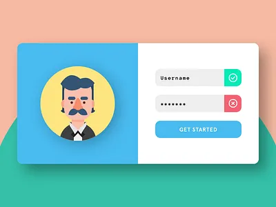 DailyUI #001, Signup app color dailyui design illustration signup ui