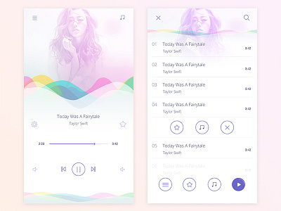 Music app music ui ux