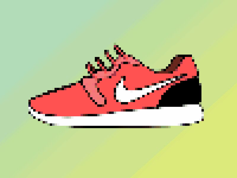 Nike Roshe Runs after effects c4d gif gun motion graphics nike pixelate it roshe runs