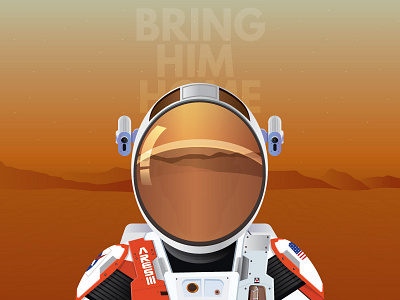 Martian astronaut character mars martian movie space the martian