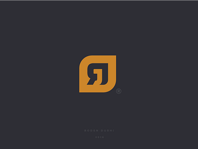 JR brand brand branding icon jr lettering logo mark monogram r rj rj logo rodriza