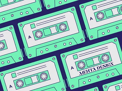 Neon Analog clean design minimal neon simple tapes vector