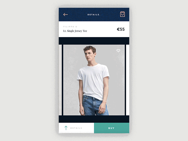 UI Kit Prototype fashion flat interaction ios mobile principle prototype shop sketch ui kit