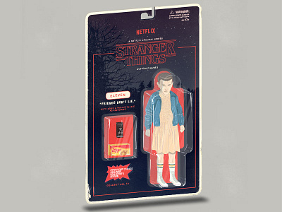 Stranger of toys-full 11 action figure eggos eleven netflix stranger things toys