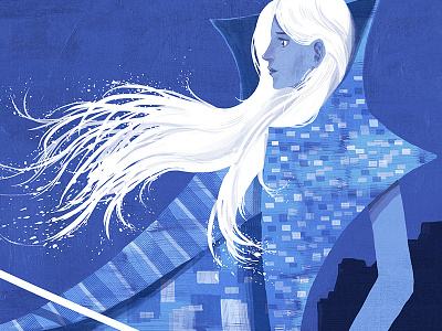 Lady concept art drawing illustration