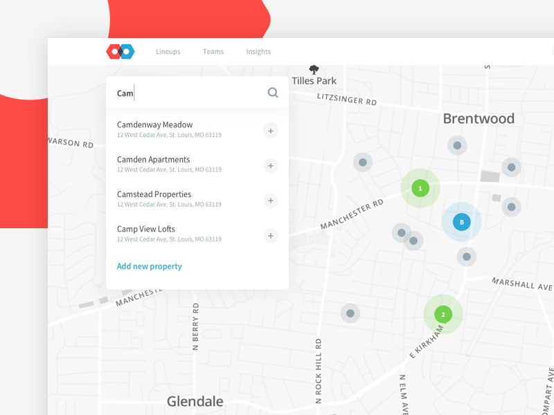 Example of Map Search