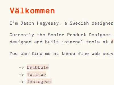 Shot #2936645 portfolio website