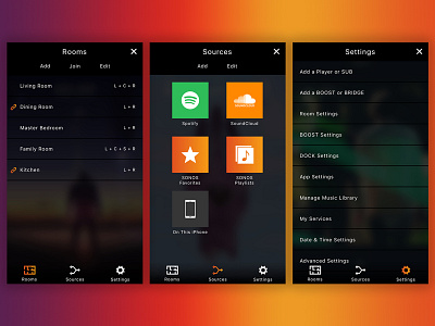 SONOS Case Study Pt. 4 app case study mobile music music player product design redesign sketch sonos ui ux