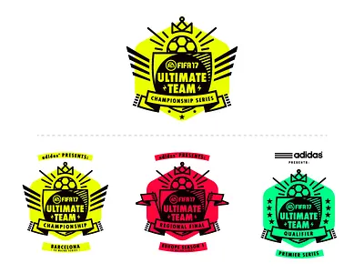 Championship Series logo system v.1 champion championship crest crown fifa football scarf logo soccer soccer crest unused