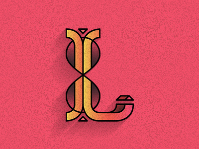 Type of the day: L letter type typography vector vectordrawing