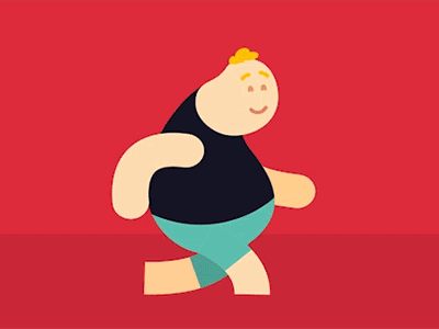 Walking 2d after effects animation walking cycle