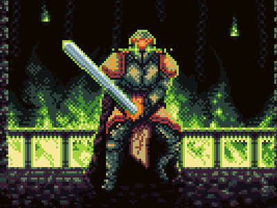 Paladin 2d art design game gamedesign paladin pixel art pixelart pixels