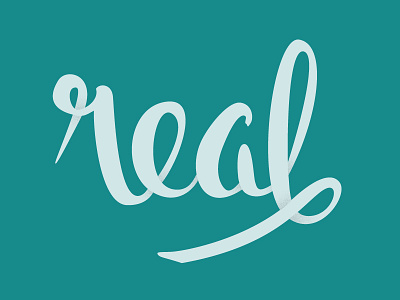 Real Lettering brush lettering hand lettering lettering ribbon