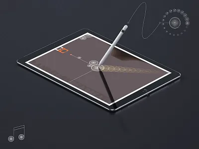 Dandelion Intro Ipad Pro Mockup app design interface ui ux