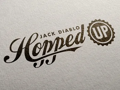 Hopped Up Logo beer logo