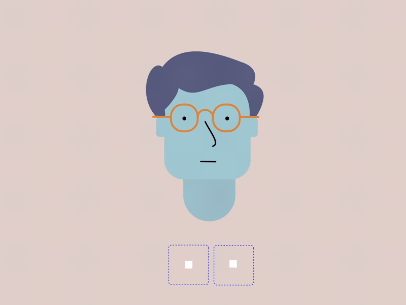 Head Rig animation glasses head headrig illustration rig rigging test vector