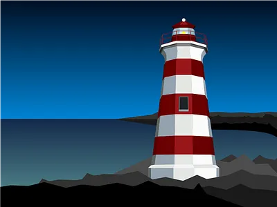 Lighthouse illustration lighthouse vector
