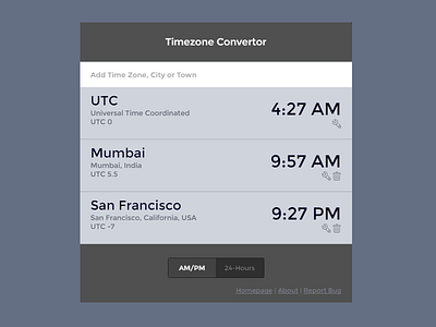 Timezone convertor ampm chrome extension plugin time timezone utc