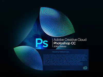 Photoshop Splash Screen concept adobe after audition cc cloud concept creative effects illustrator indesign lightroom photoshop