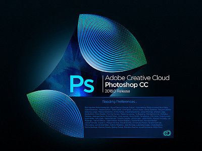 Photoshop Splash Screen concept adobe after audition cc cloud concept creative effects illustrator indesign lightroom photoshop