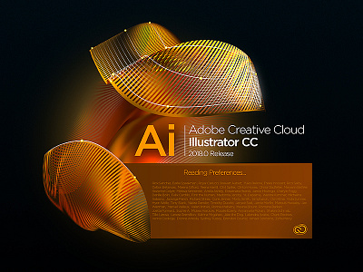 Illustrator Splash Screen concept adobe after audition cc cloud concept creative effects illustrator indesign lightroom photoshop