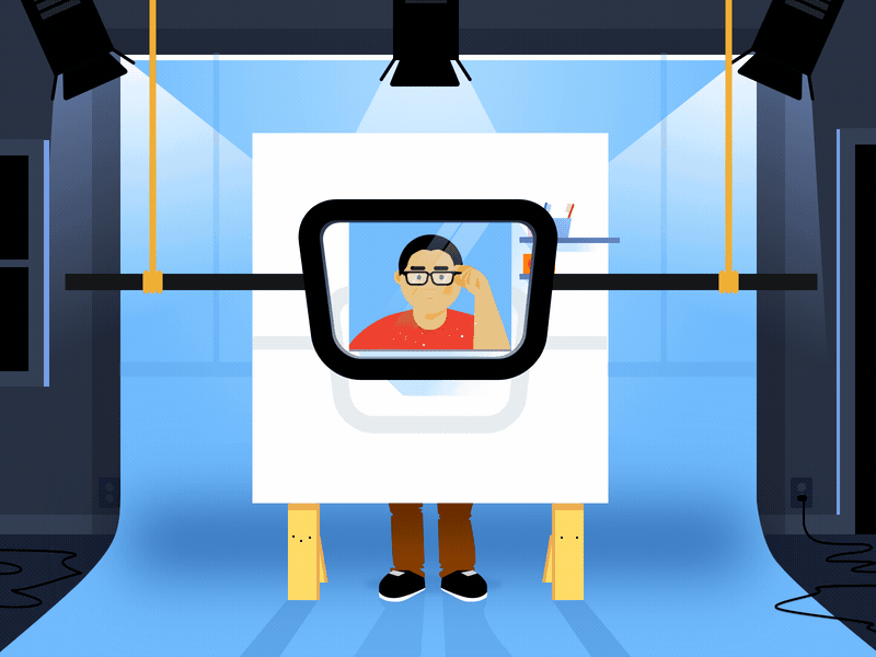 WEEK 5: Behind the scenes after effects animation gif glasses weekly challenge
