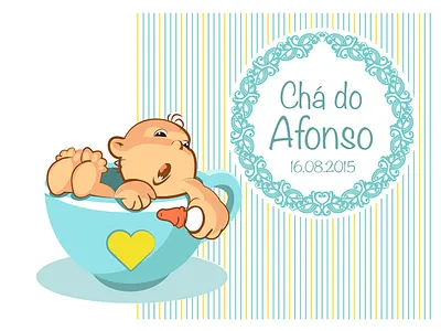 Babytea baby babytea illustration myson