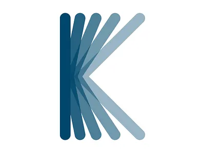 Motion K Logo k letter logo manufacturer motion typography vector