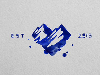 The sign for wedding services brand branding calligraphy georgia handwrite handwritten ink lettering logo love mountains script