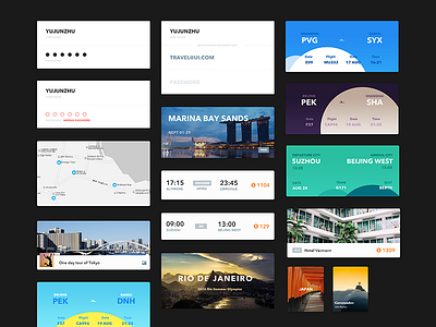 TRAVEL UI KIT china travel ui kit uikit