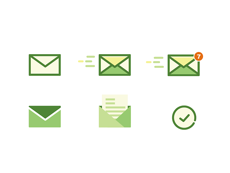 Mail by neverchan on Dribbble