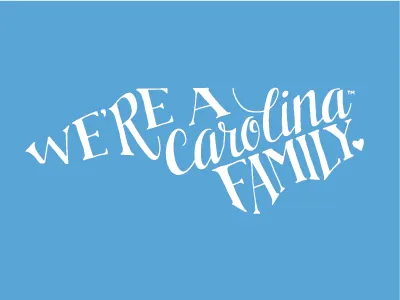 carolina family hand lettering north carolina state unc