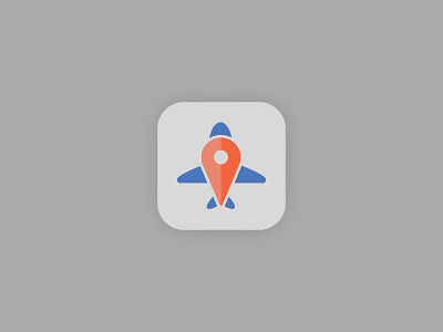 App Icon Design app design flat icon location travel