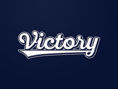 Victory Wordmark. football la soccer type victory wordmark