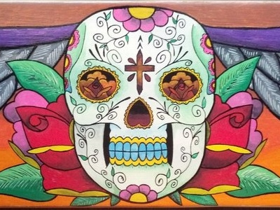Mexican Skull board design mexican skate skull