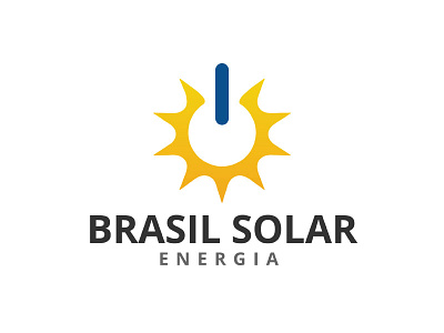 Brasil Solar Energia branding brazil energy logo sun