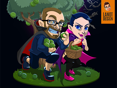 Sneaky Vampires mascotdesign sneaky vampires