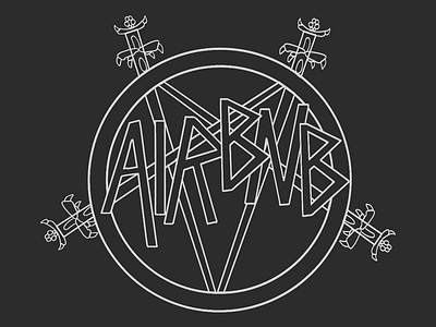 Heavy Metal Tech Branding pt. 2: AIRBNB VS SLAYER airbnb branding metal tech