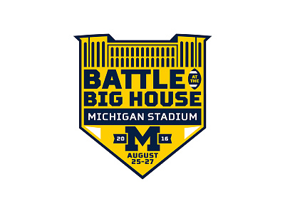 Battle at the Big House big house football michigan