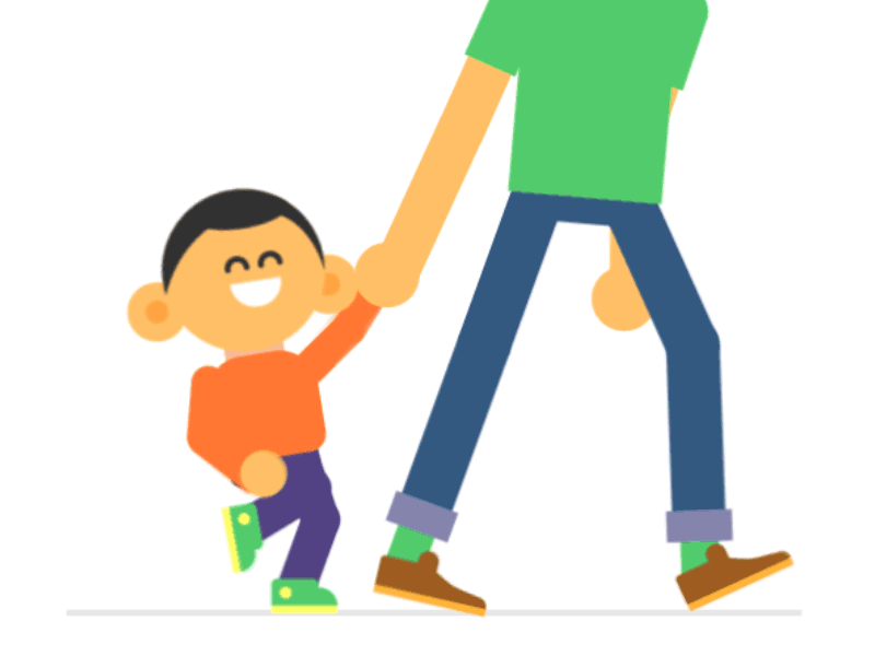 Happy Walk animation