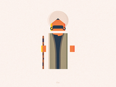 Elkabeer anybuddy characterdesign geometric minimal