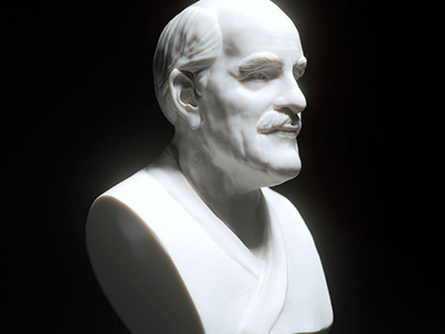 Imi Lichtenfeld - Bust (perspective) 3d bust freelance head human modeling people sculpting zbrush