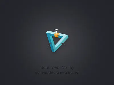 Monument Valley contradiction space game geometric icon redesign smartisan triangle