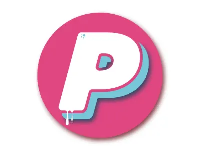 P! branding custom design firstshot graphic hand lettering lettering pen photoshop script type typography