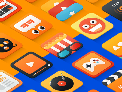 Fresh Icon colorful fresh gom gomtv icon orange