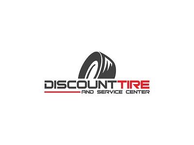 Discount Tire branding clean logo minimal