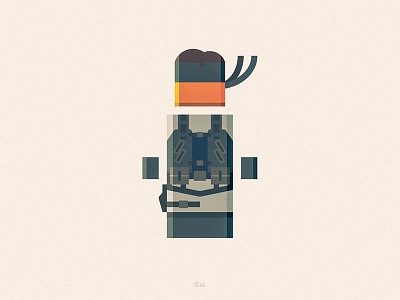 Solid Snake anybuddy characterdesign geometric metalgearsolid minimal